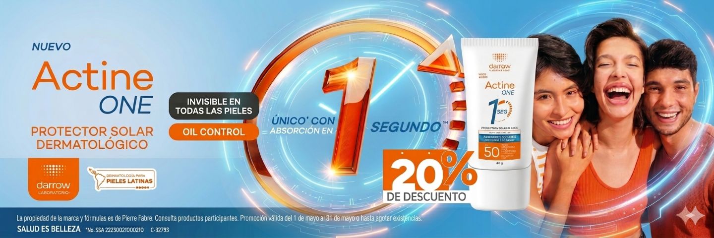 Darrow Actine One Dermalia Mayo 2026 Banner Home Esc